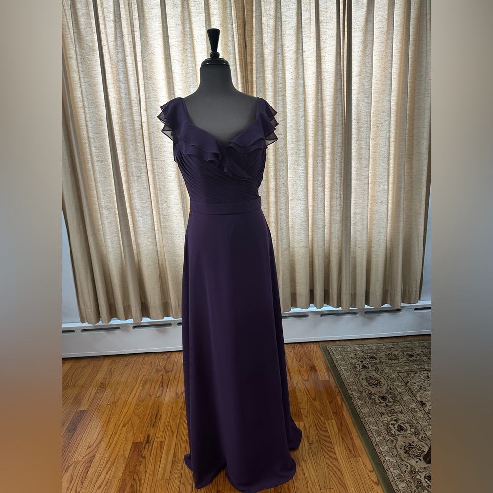 Elegant Purple Evening Gown